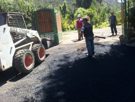 Camino Quebrada del agua, Farellones 